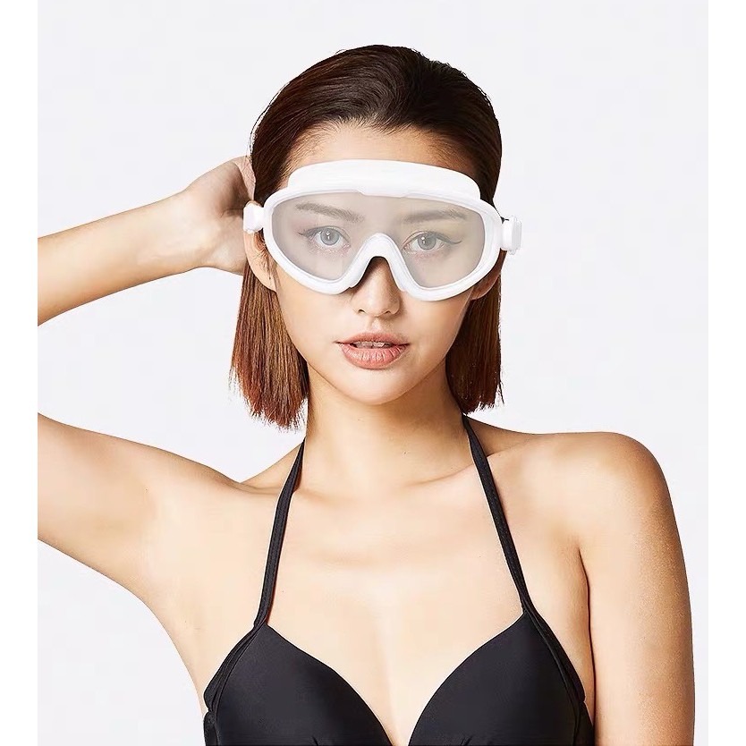 ภาพหน้าปกสินค้าแว่นตาว่ายน้ำ ผู้ใหญ่ Goggles SY-8031Fแถมปิดหูกันน้ำเข้า วัสดุอย่างดี กัน UV กันน้ำได้ดีมาพร้อมกล่อง จากร้าน bikinimall บน Shopee