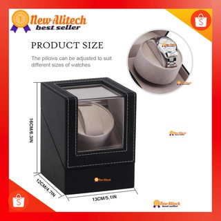 สินค้า 🎁ของแท้ ส่งจากไทย🎁 watch winder 1 เรือน กล่องนาฬิกา กล่องหมุนนาฬิกา กล่องหมุนนาฬิกาอัตโนมัติ[watch1+0]