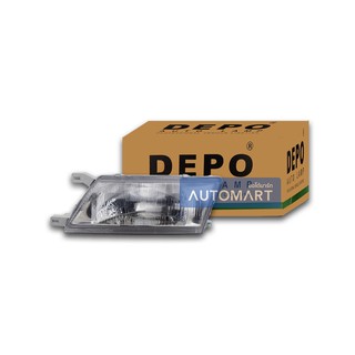 DEPO ไฟหน้า NISSAN B14 ข้างซ้าย แบบไม่มีหลอด (1ชิ้น)