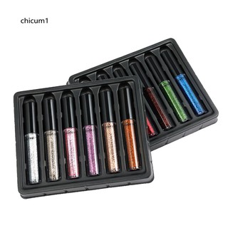 CHC_6Pcs/Set Sexy Color Glitter Eyeliner Professional Women Makeup Cosmetic