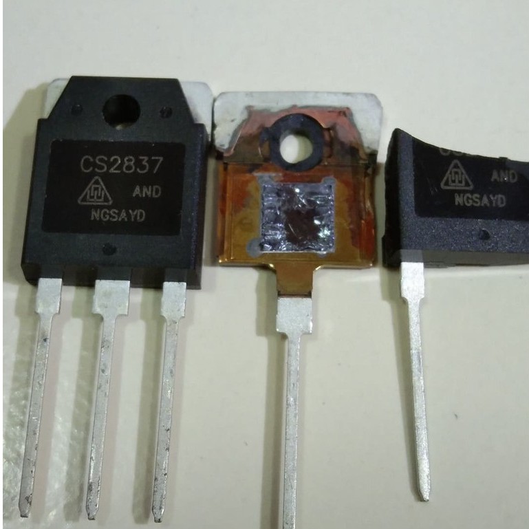 CS2837 20A 500V เป็นของใหม่ค้างสต๊อก (เบอร์โคลน Toshiba K2837) ยี่ห้อ ...