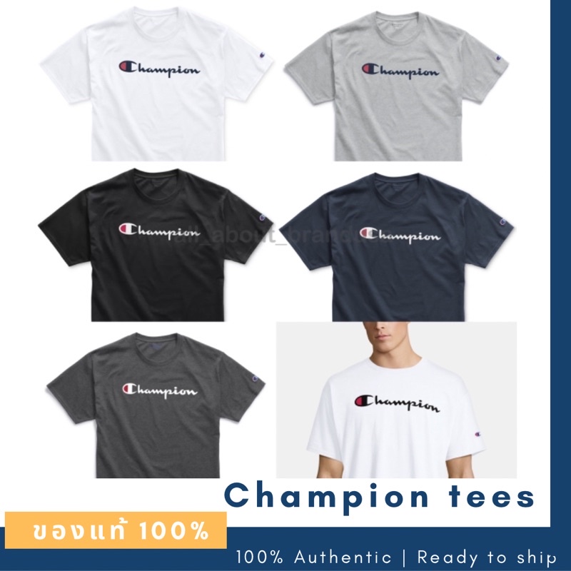 เสื้อยืด-champion-t-shirts-ของแท้-100