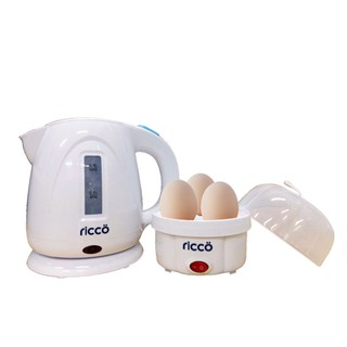 cco เครื่องต้มไข่และกาต้มน้ำ Breakfast Combo set