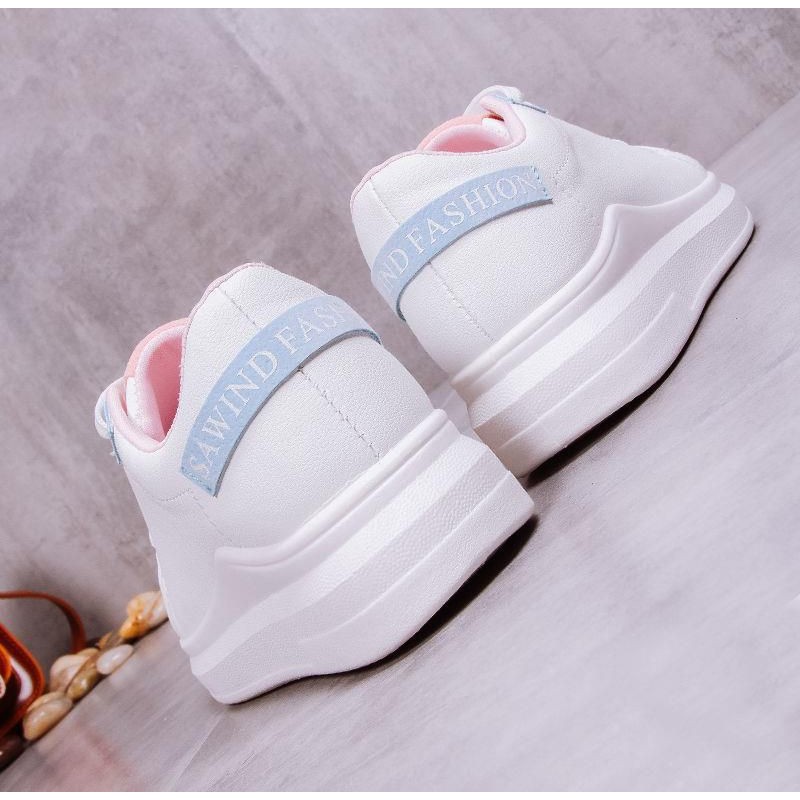 ภาพสินค้ารองเท้าผ้าใบแฟชั่นผู้หญิง สไตล์เกาหลี ทรงสปอร์ต (เพิ่มไซส์) H518 จากร้าน ps1688 บน Shopee ภาพที่ 6