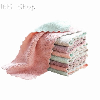 ภาพขนาดย่อของภาพหน้าปกสินค้าผ้าอเนกประสงค์ ผ้าเช็ดจาน ผ้าไมโครไฟเบอร์ Clean Cloths จากร้าน insshopstore บน Shopee