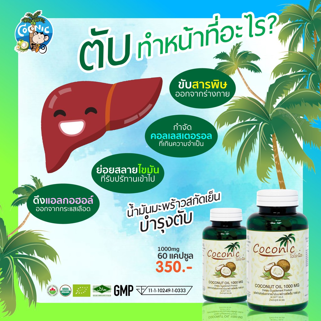 coconic-virgin-coconut-oil-capsule-pack-20-น้ำมันมะพร้าวสกัดเย็นแคปซูล-แพค-20-กระปุก-เม็ด1000มิลลิกรัม-กระปุกละ-60-เม็ด