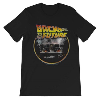 เสื้อยืด พิมพ์ลาย Back To The Future Delorean Martymcflyemmett Brownlorrainebaines สําหรับผู้ชาย