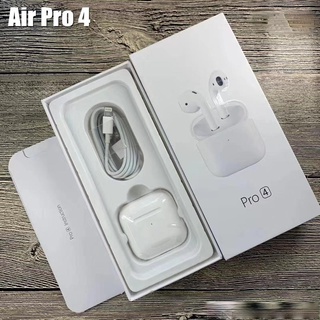 Air Pro4 Mini Tws หูฟังบลูทูธไร้สาย ไมโครโฟนสเตอริโอ HiFi กันน้ํา สําหรับ iPhone 11 12 13 13Promax 5.0 Xiaomi iPhone