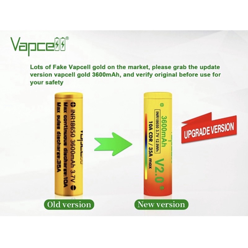 ถ่าน-vapcell-inr18650-3600mah-35a-ของแท้-2-ก้อนพร้อมกระเป๋าใส่ถ่าน