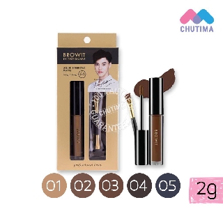 ภาพหน้าปกสินค้าบราวอิท บาย น้องฉัตร ลิควิดอายบราวแมทท์ 2 กรัม Browit By Nongchat Liquid Eyebrows Matte 2 g. ที่เกี่ยวข้อง