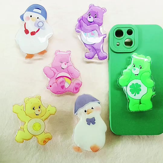 griptok-acrylic-care-bears-popsocket-การ์ตูนติดหลังมือถือ-ที่ติดโทรศัพท์-กริ๊บต็อก