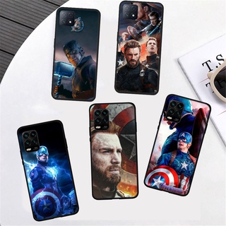 เคสโทรศัพท์มือถือ ลาย Marvel Captain America สําหรับ Xiaomi Mi Poco M2 M3 X4 M4 Pro C40 IJ92