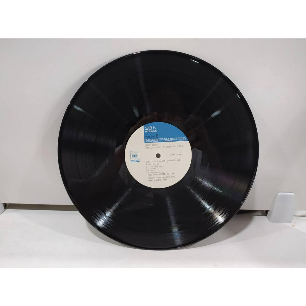 1lp-vinyl-records-แผ่นเสียงไวนิล-complete-music-forcelloand-piano-mendelssohn-j16b96