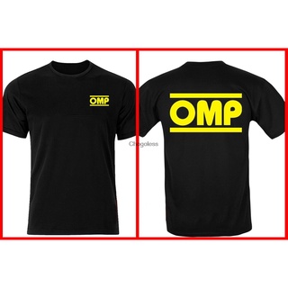 ใหม่ เสื้อยืด พิมพ์ลายโลโก้ Omp Seat Racing Accessori Racing Kart E Rally Gmkcja49Pmigoi18 สําหรับผู้ชาย