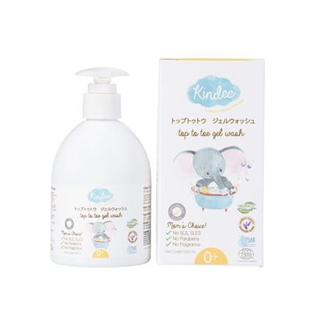 kindee-คินดี้-เจลอาบน้ำสระผม-organic-ขนาด-250ml