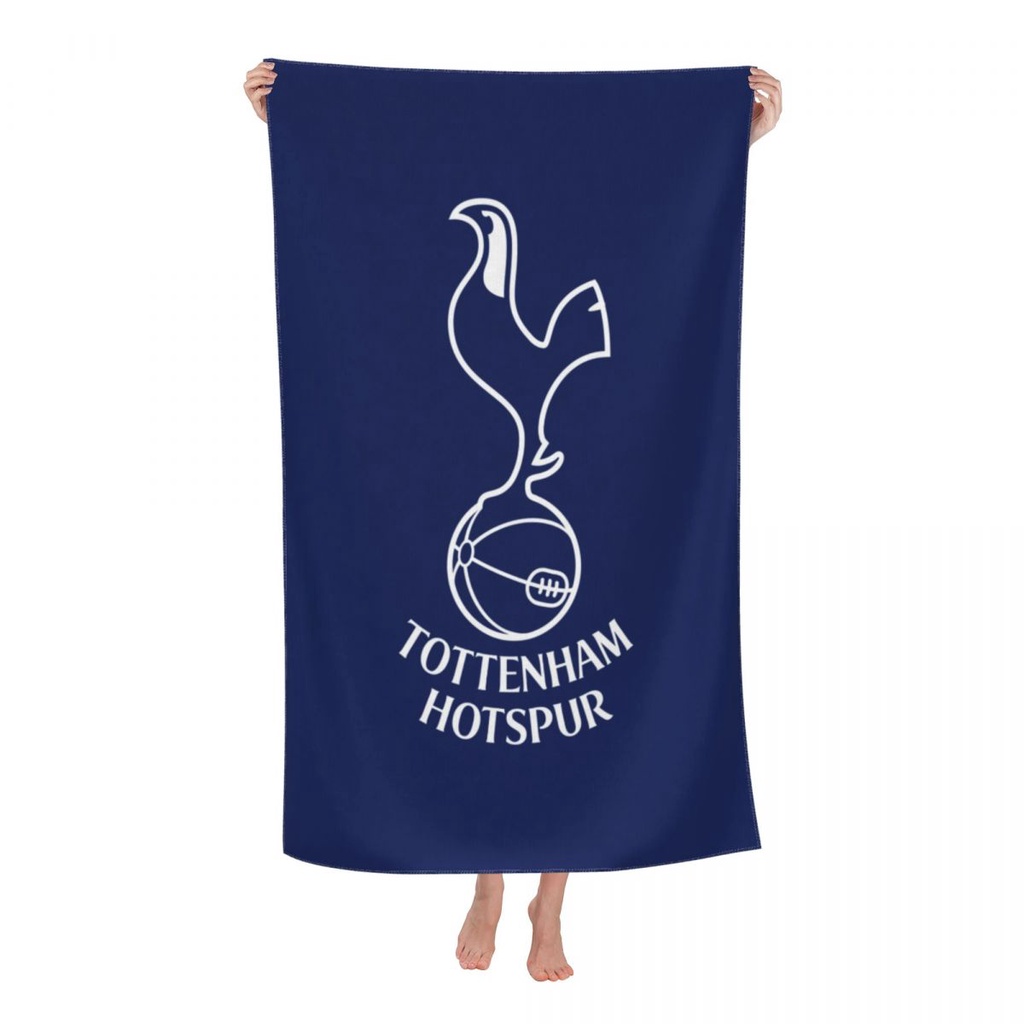 tottenham-hotspur-f-c-ผ้าขนหนูไมโครไฟเบอร์-แบบแห้งเร็ว-น้ําหนักเบา-ลายโลโก้-เหมาะกับเดินชายหาด-สําหรับอาบน้ํา