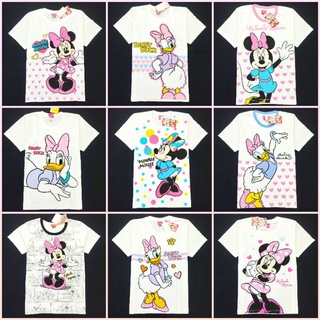 🔖ลดราคาพิเศษ อก36" เสื้อยืดเด็ก มินนี่เม้าส์ Minnie mouse, เดซี่ ดัก Daisy Duck ลิขสิทธิ์