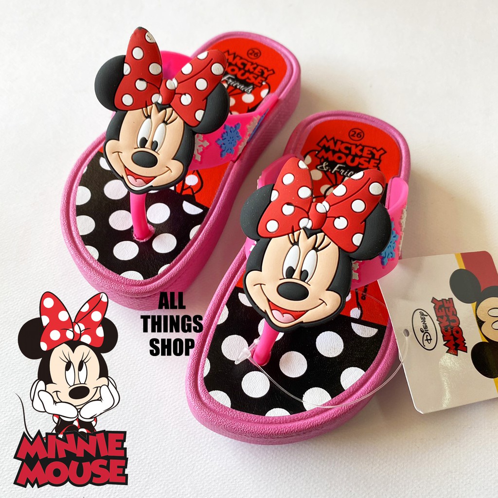 minnie-mouse-รองเท้าแตะเด็ก-รองเท้าแตะคีบ-มินนี่เมาส์