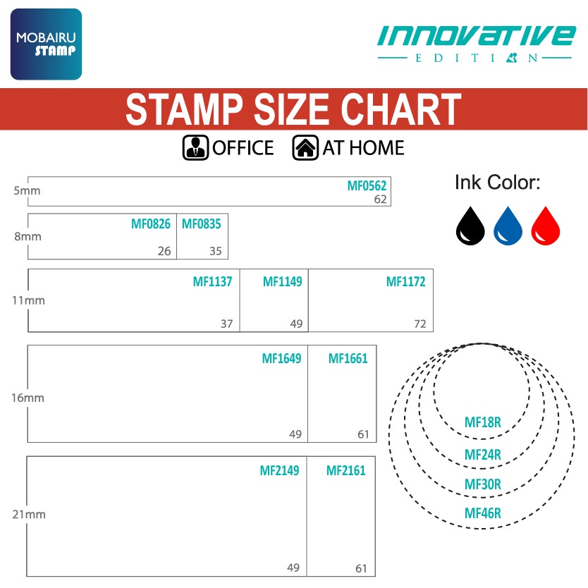 แสตมป์ตรายางหมึก-คละขนาด-สําหรับสํานักงาน-โรงเรียน-โรงพยาบาล