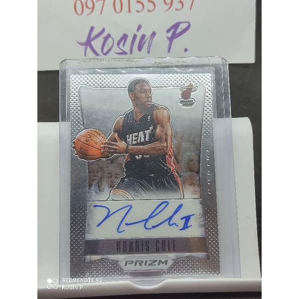 การ์ดลายเซ็นต์-norris-cole-miami-heat-panini-prizm-2012-สภาพสวย-สำหรับสะสม-นักสะสม-ไม่ควรพลาด