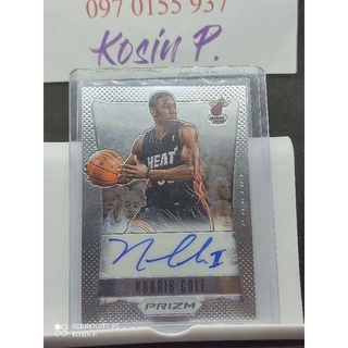 การ์ดลายเซ็นต์ Norris Cole Miami Heat Panini Prizm 2012 สภาพสวย สำหรับสะสม นักสะสม ไม่ควรพลาด