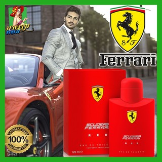 [แท้💯%] น้ำหอมผู้ชาย แนวสปอต เฟอรารี่ Ferrari Scuderia Red EDT 125 ml. (พร้อมส่ง+กล่องซีล)