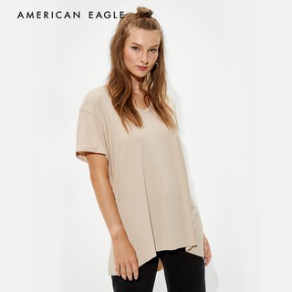 American Eagle V-Neck Tunic T-Shirt เสื้อ ทูนิค คอวี ผู้หญิง (EWTS 037-7244-020)