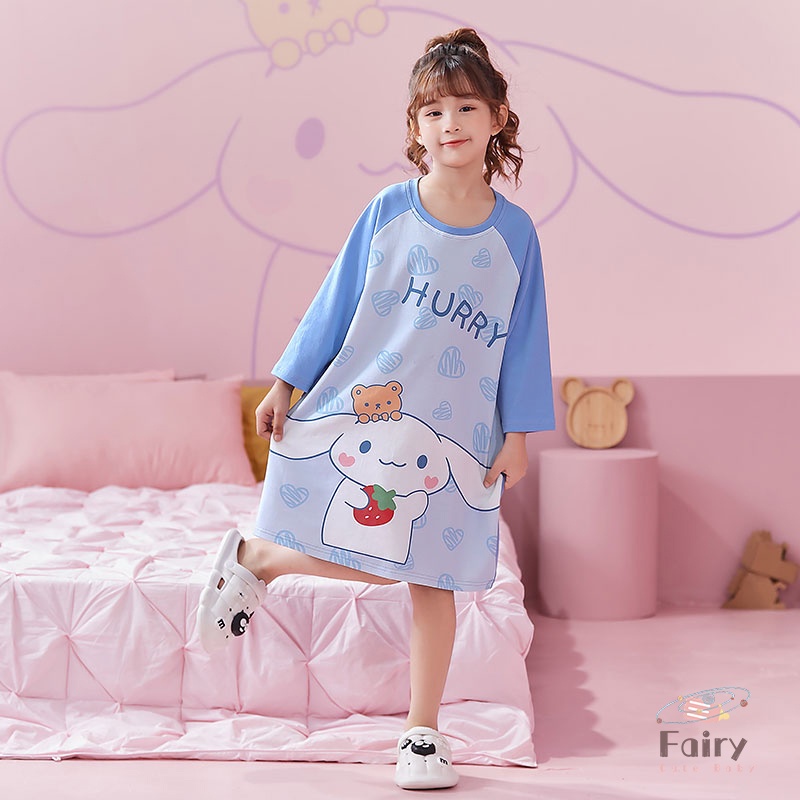 fairy-babyชุดนอนกระโปรงเด็ก-ชุดนอนเด็กผู้หญิง-2-ขวบ-ชุดนอน-เด็ก-ชุดนอนเด็กเล็ก-ชุดนอนเด็กหญิง-ชุดนอนเด็กแขนยาว-ชุดนอนเด็กผูู้หญิง-ชุดนอนแขนยาวเด็ก-ชุดนอนเด็กโตผู้หญิง-ชุดนอนเด็กผ้าฝ้าย-ชุดนอนกระโปรงเด