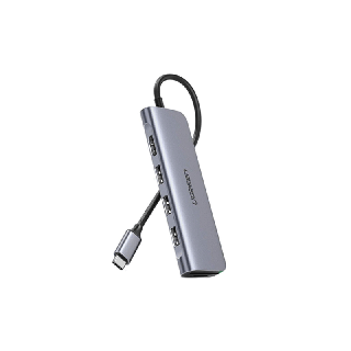 UGREEN อะแดปเตอร์ USB HUB Type C รองรับสูงสุด 10in1 HDMI 4K 30Hz, USB2.0-3.0, PD, SD/TF, RJ45