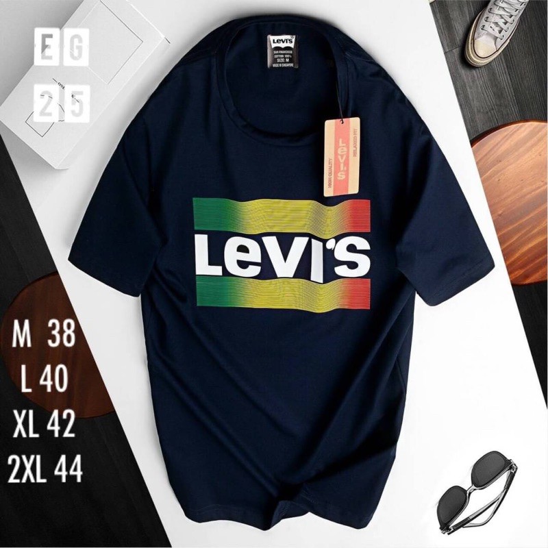 เสื้อยืดงานแบรนด์-levi-s-สำหรับผู้ชาย-มี-6-สี