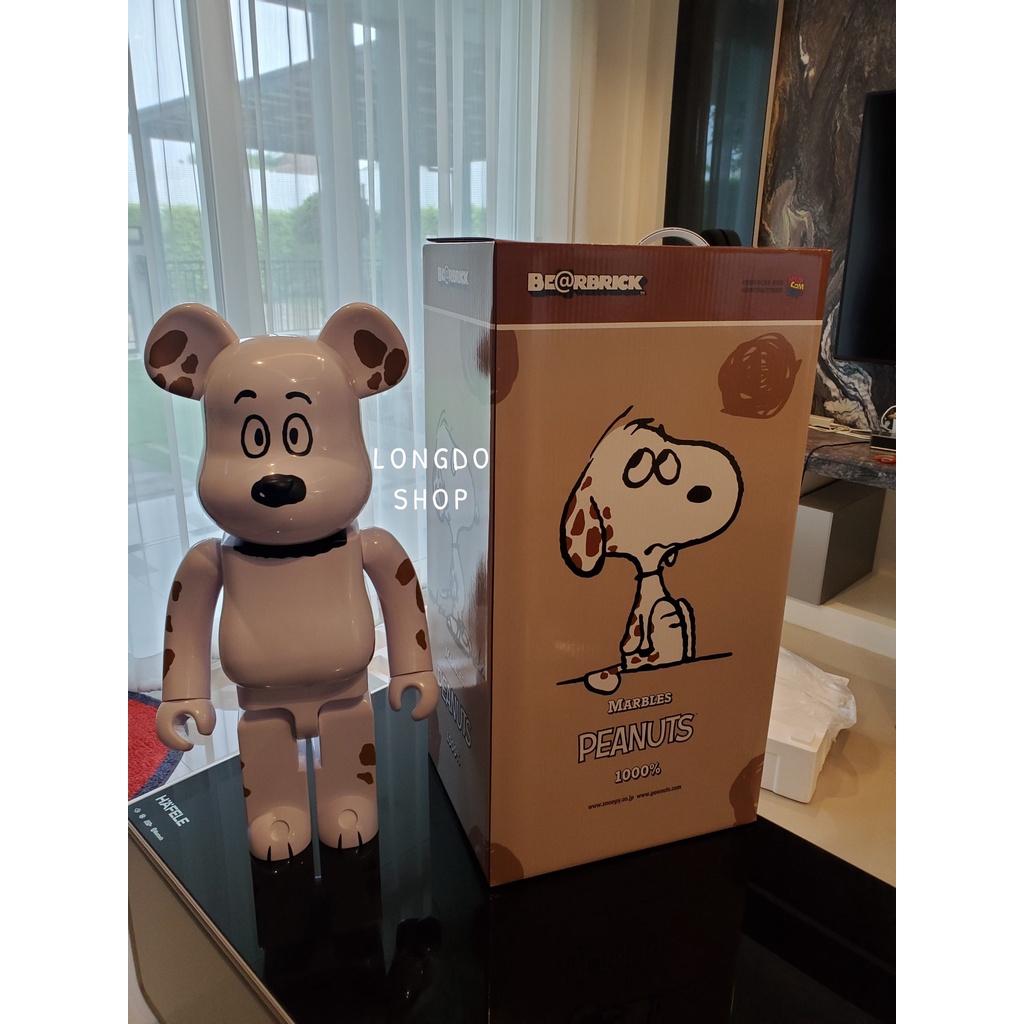 พร้อมส่ง!! Bearbrick 1000% Marbles Peanuts snoopy (Be@rbrick  