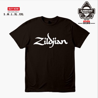 เสื้อยืด พิมพ์ลายโลโก้ Zidjian Music Karimake สําหรับผู้ชาย