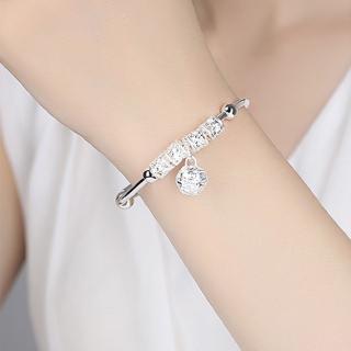 สร้อยข้อมือกําไลข้อมือเงินแท้ 925 rhinestone