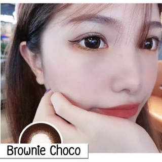 ✨ Brownie choco บิ๊กอายสีช็อคโก  ขนาดตาโต Bigeyes choco ☀️กรองแสง uv (บิ๊กอาย Bigeye คอนแทคเลนส์)