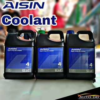 คูลแลนท์ AISIN 4ลิตร, 1ลิตร สีเขียว, สีฟ้า, สีชมพู น้ำยาเติมหม้อน้ำ สารหล่อเย็น