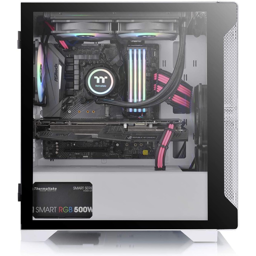 ภาพสินค้าCase Thermaltake S100 Snow, S100 mATX Tempered Glass เคส จากร้าน ksc_officialshop บน Shopee ภาพที่ 5