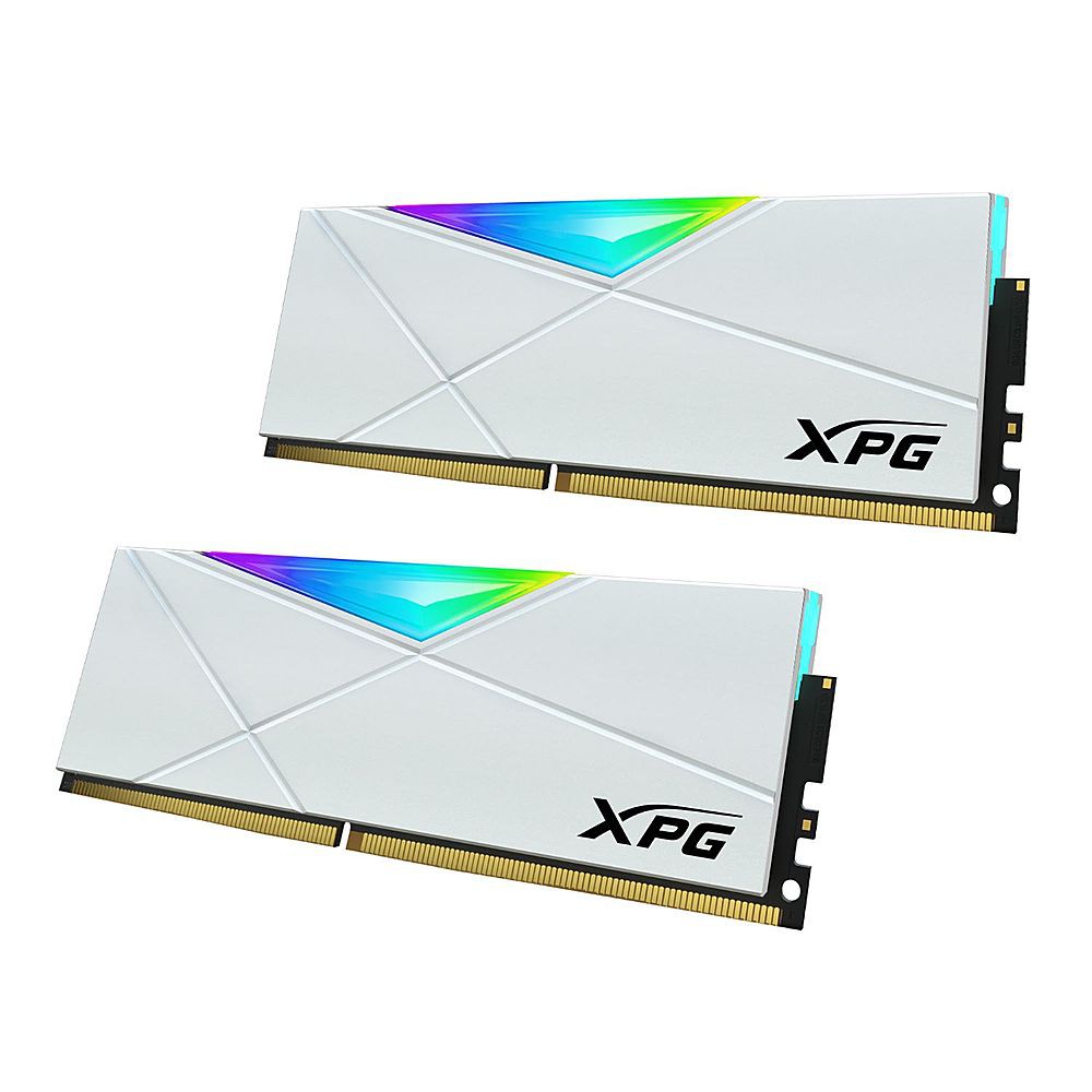 ภาพหน้าปกสินค้าADATA RAM XPG D50 DDR4 BUS 3200 16GB (8GB x 2)  WHITE แรม แรมเกมส์มิ่ง ประกัน Lifetime จากร้าน chichangcomputer บน Shopee