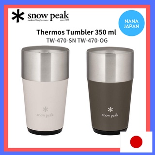 【ส่งตรงจากญี่ปุ่น】กระบอกน้ําเก็บอุณหภูมิ Snow Peak 350 มล. Tw-470-Sn Tw-470-Og