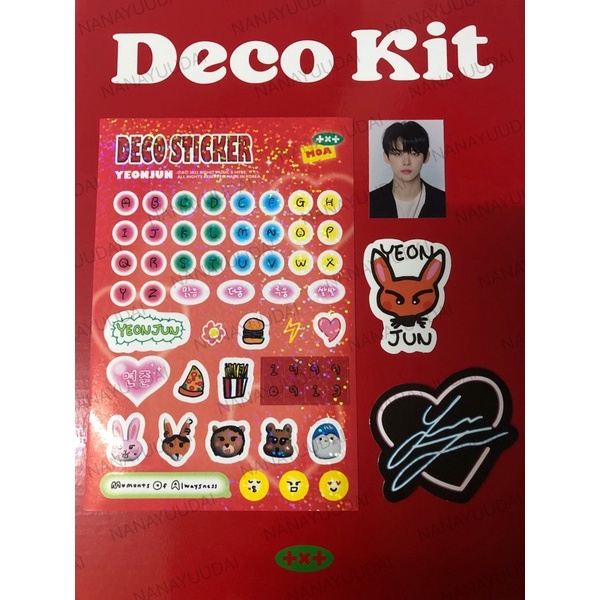 TxT Deco kit แยกเมมเบอร์ TOMORROW X TOGETHER Shopee Thailand