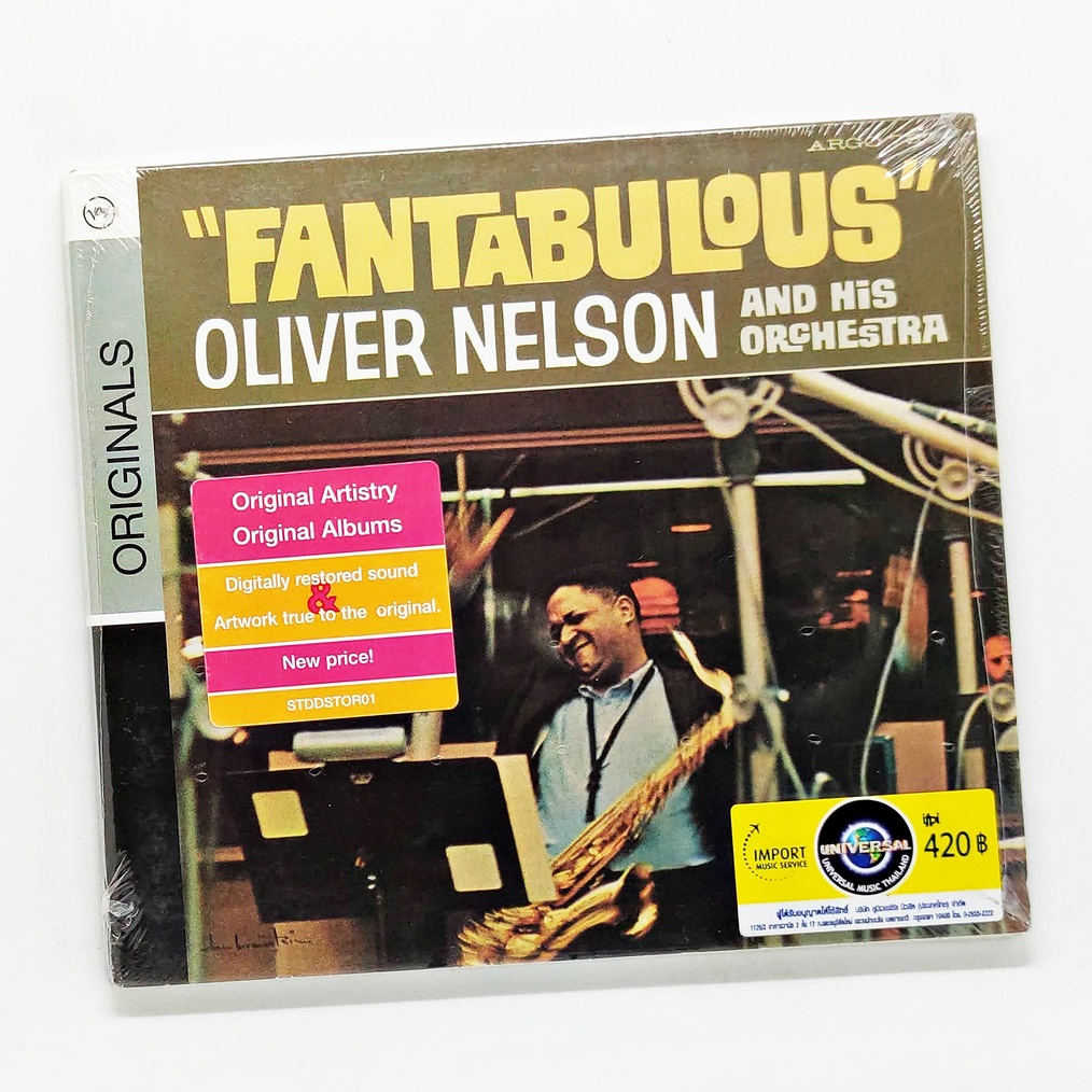cd-เพลง-oliver-nelson-and-his-orchestra-fantabulous-cd-album-แผ่นใหม่