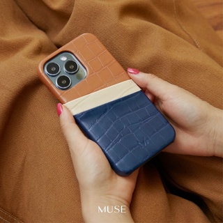 ภาพขนาดย่อของภาพหน้าปกสินค้า(12 series)MUSE 3Tone Card Holder Phone Case EARTH TONE จากร้าน muse.onthemove บน Shopee ภาพที่ 6