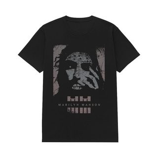 เสื้อยืด ลายวงร็อคเกอร์สตาร์ Marilyn Manson Rebel