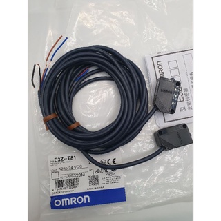 E3Z-T81 OMRON 12-24v สายสาย มี2ตัวของใหม่  พร้อมส่งที่ไทย ออกบิลได้