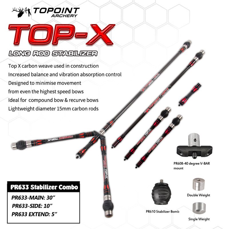 Topoint Balance Stabilizer Combo Main-Bar+Side-Bar+Extend-Bar+V-Bar For ...