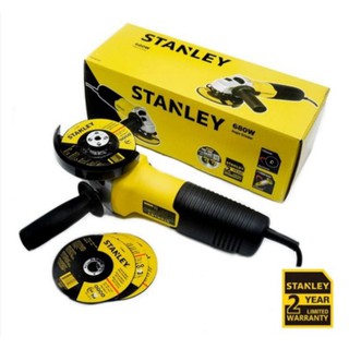 STANLEY STGS5100 เครื่องเจียร์ 4 นิ้ว พร้อมใบเจียร์/ตัด 4ใบ