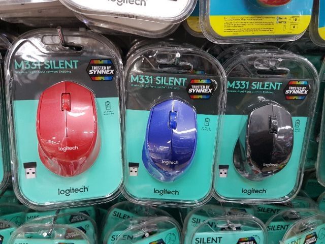 logitech-wireless-mouse-silent-plus-m331เม้าส์ไร้สายปุ่มเงียบเก็บเสียง-รับประกันศูนย์ไทย-1-ปี