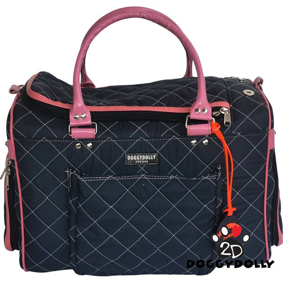 bag-carrier-doggydolly-กระเป๋าแฟชั่นสำหรับใส่หมาแมว-กระเป๋าสะพายผ้าร่ม-pc205