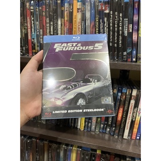 Blu-ray แท้ เรื่อง Fast&amp;furious 5 Steelbook มือ 1 ซีล