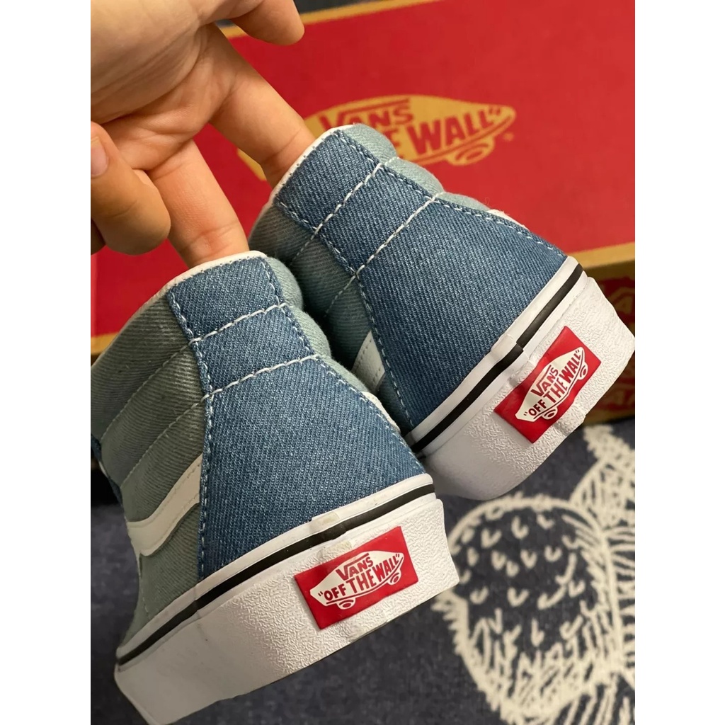 vans-sk8-mid-sidestripe-รองเท้าผ้าใบลําลอง-ผ้ายีน-ข้อสูง-สีฟ้า-สําหรับผู้ชาย-ผู้หญิง-1705