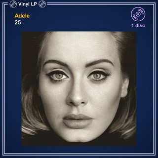 [แผ่นเสียง Vinyl LP] Adele - 25 [ใหม่และซีล SS]